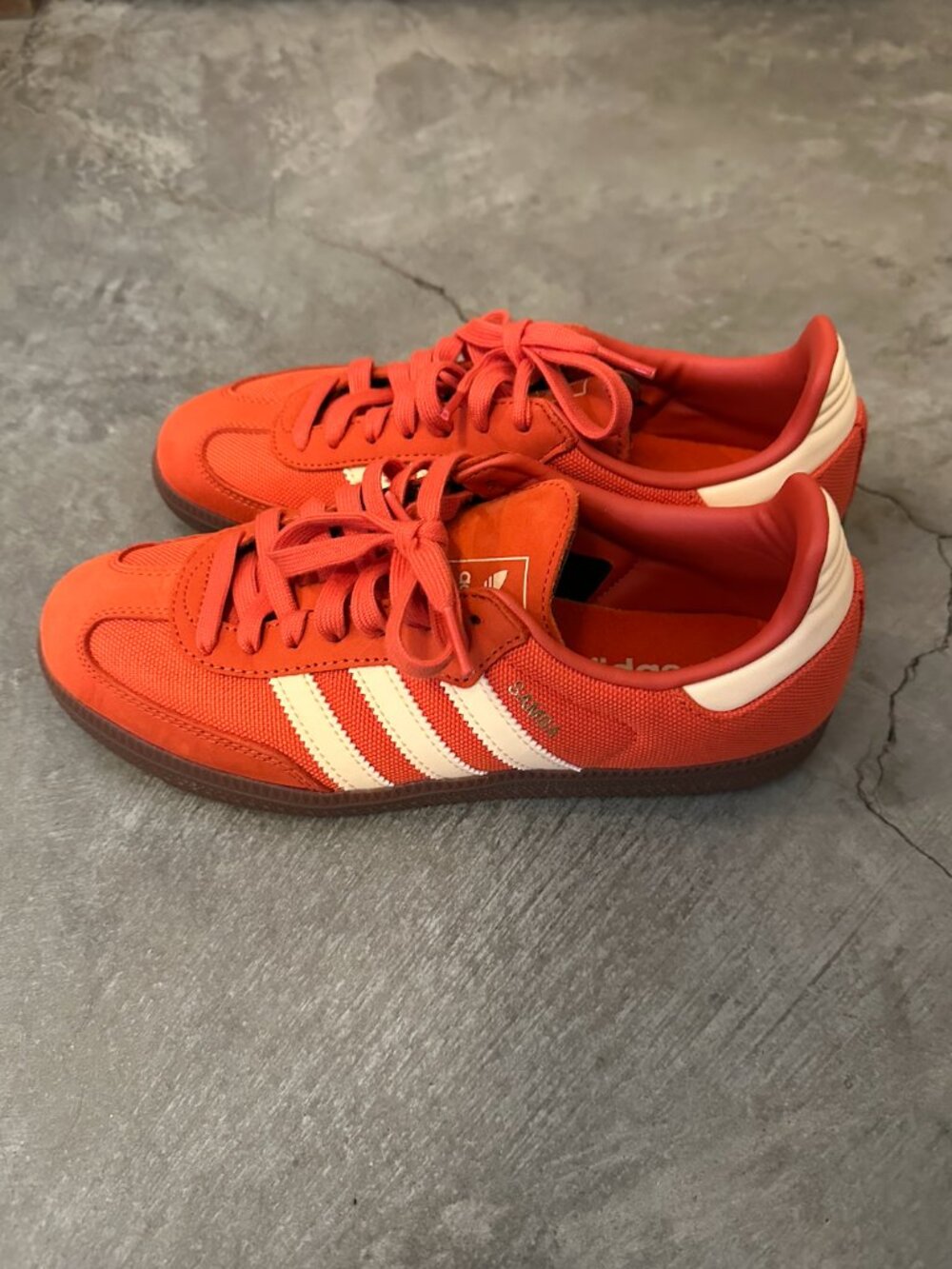 adidas Samba OG in Collegiate Orange (never worn!) - Picture 2 of 5